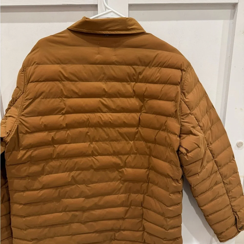 Billy Reid tan/deep mustard Puffer Jacket